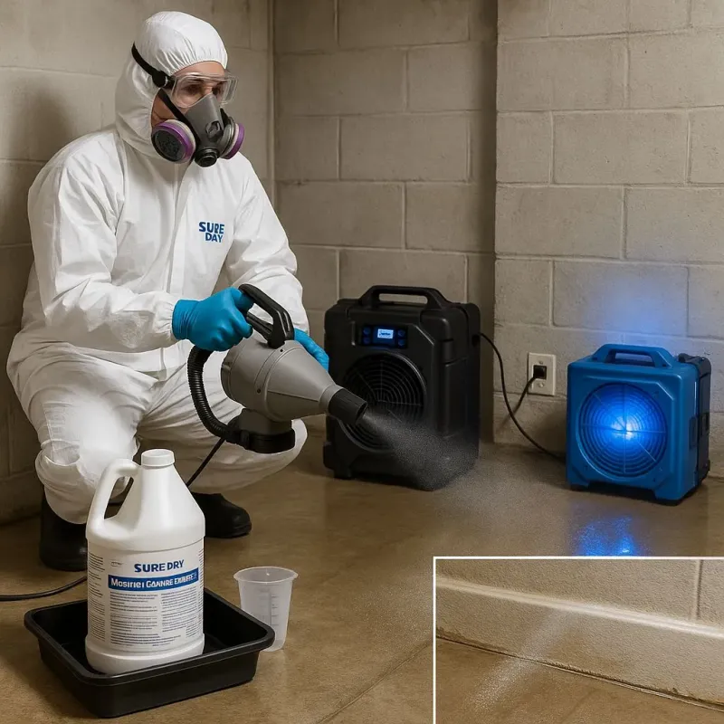 Sanitization and Odor Removal process in Bayou Cane, LA